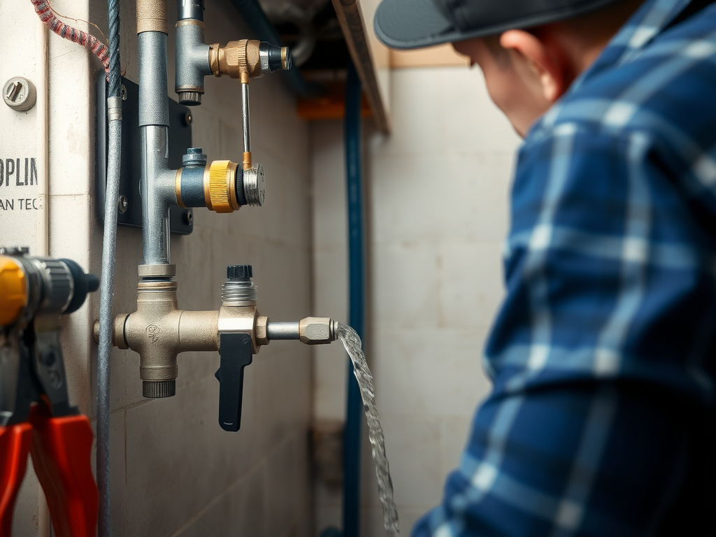 Completed electrical work installation showing professional results