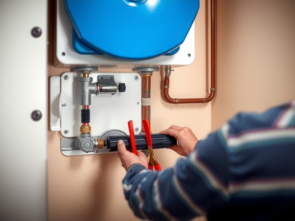 Completed electrical work installation showing professional results