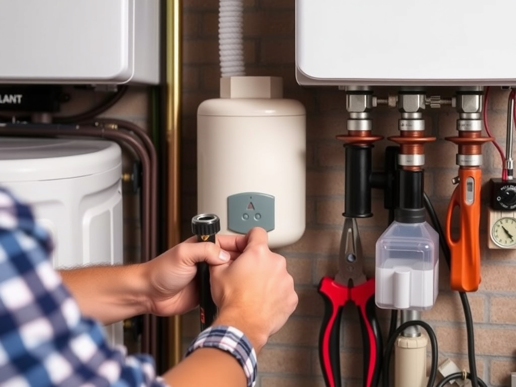 Completed electrical work installation showing professional results