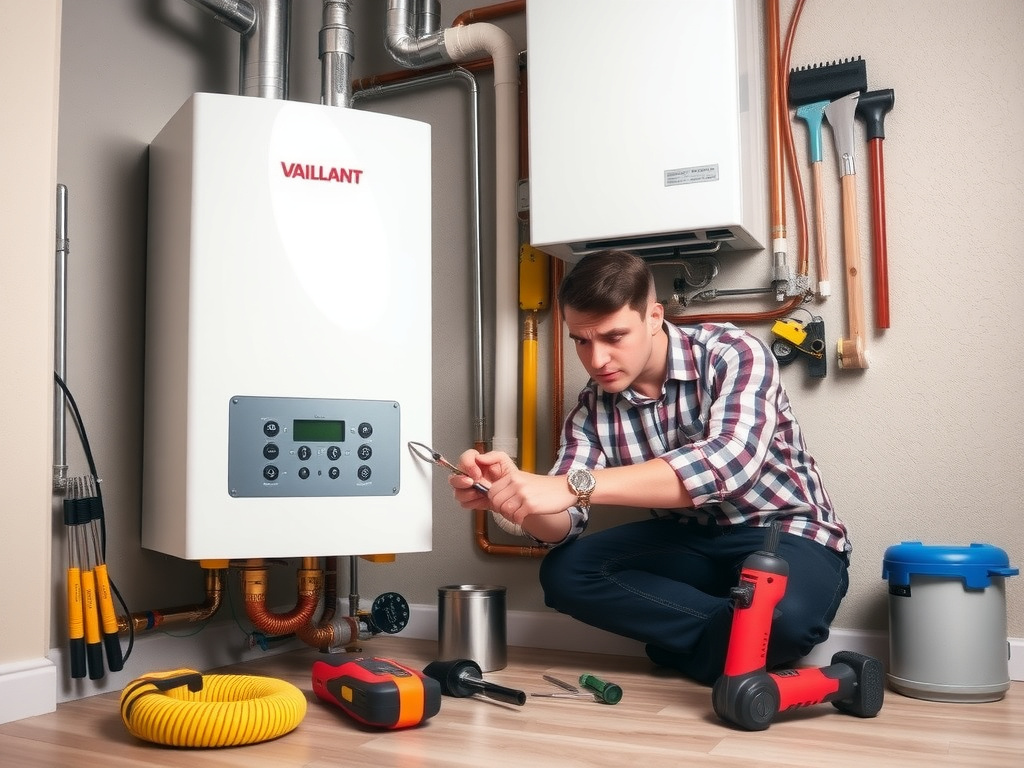 Completed electrical work installation showing professional results