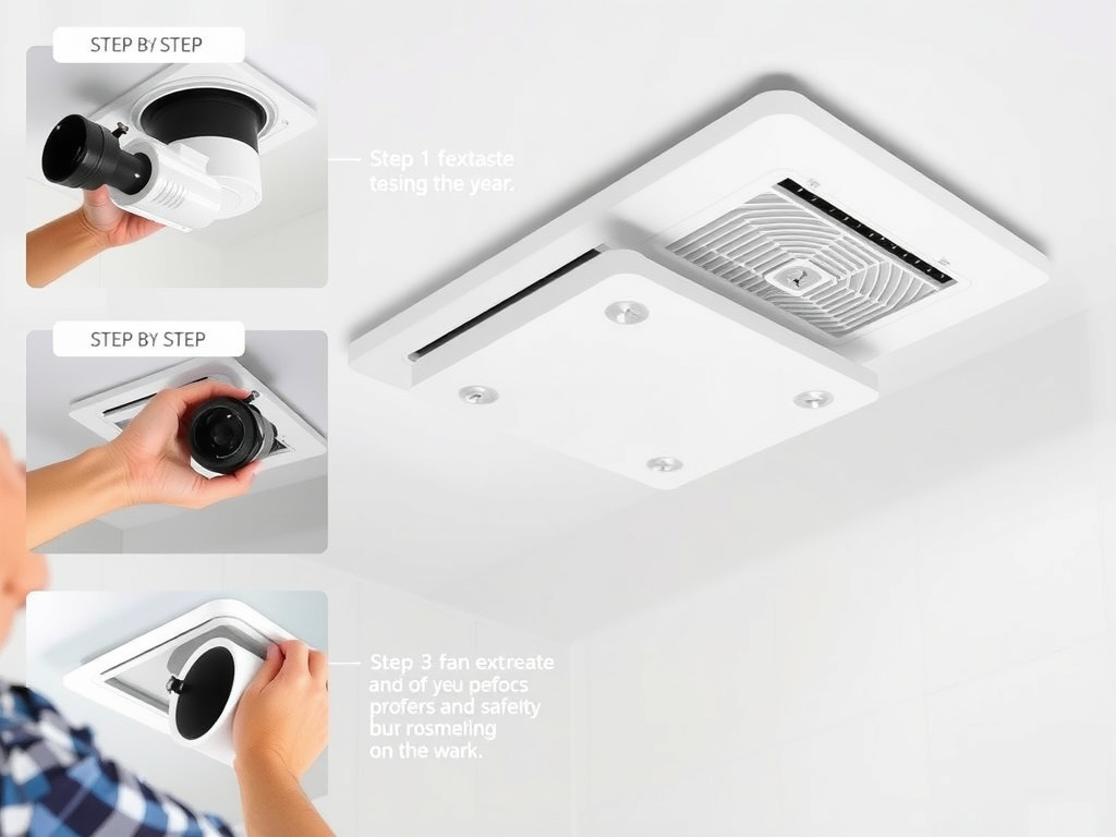 Step-by-step demonstration of electrical work installation process