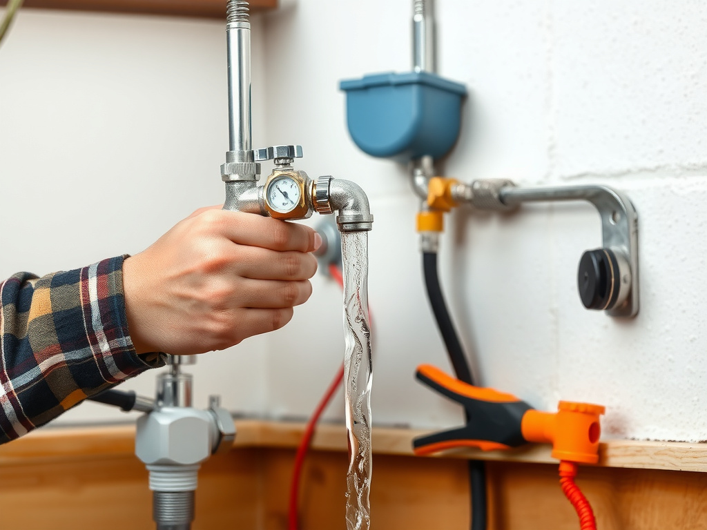 Completed electrical work installation showing professional results