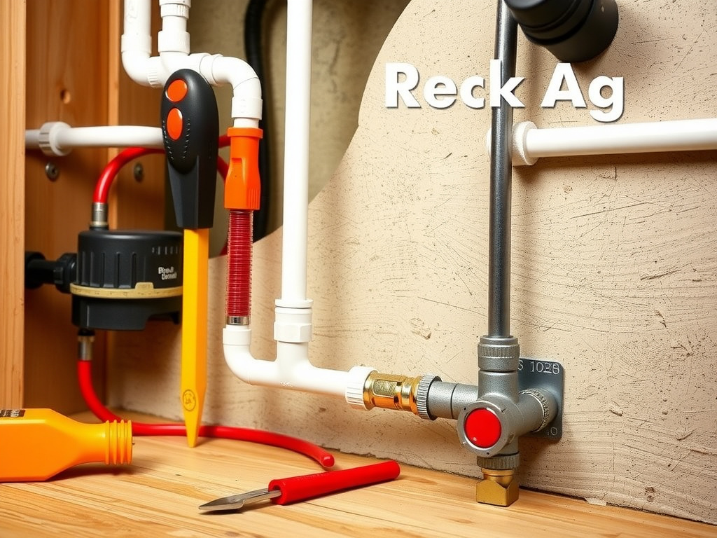 Completed electrical work installation showing professional results