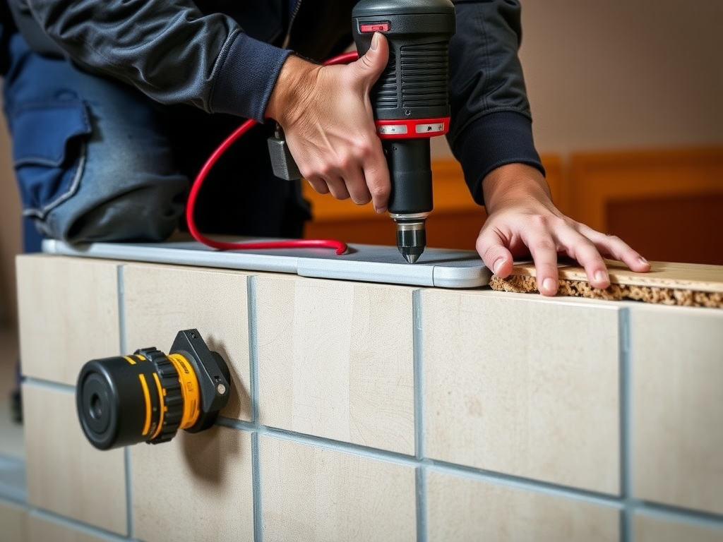 Completed Oatey “Sta-Put” Ultra installation showing professional results