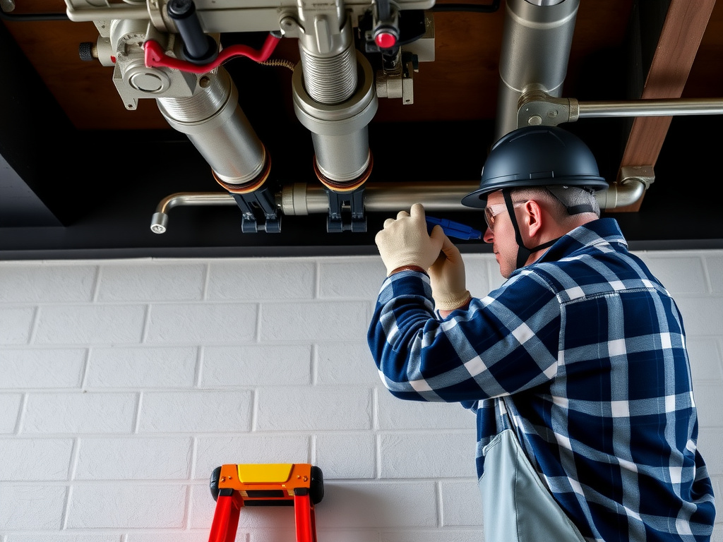 Completed Oatey Sta Put Ultra installation showing professional results