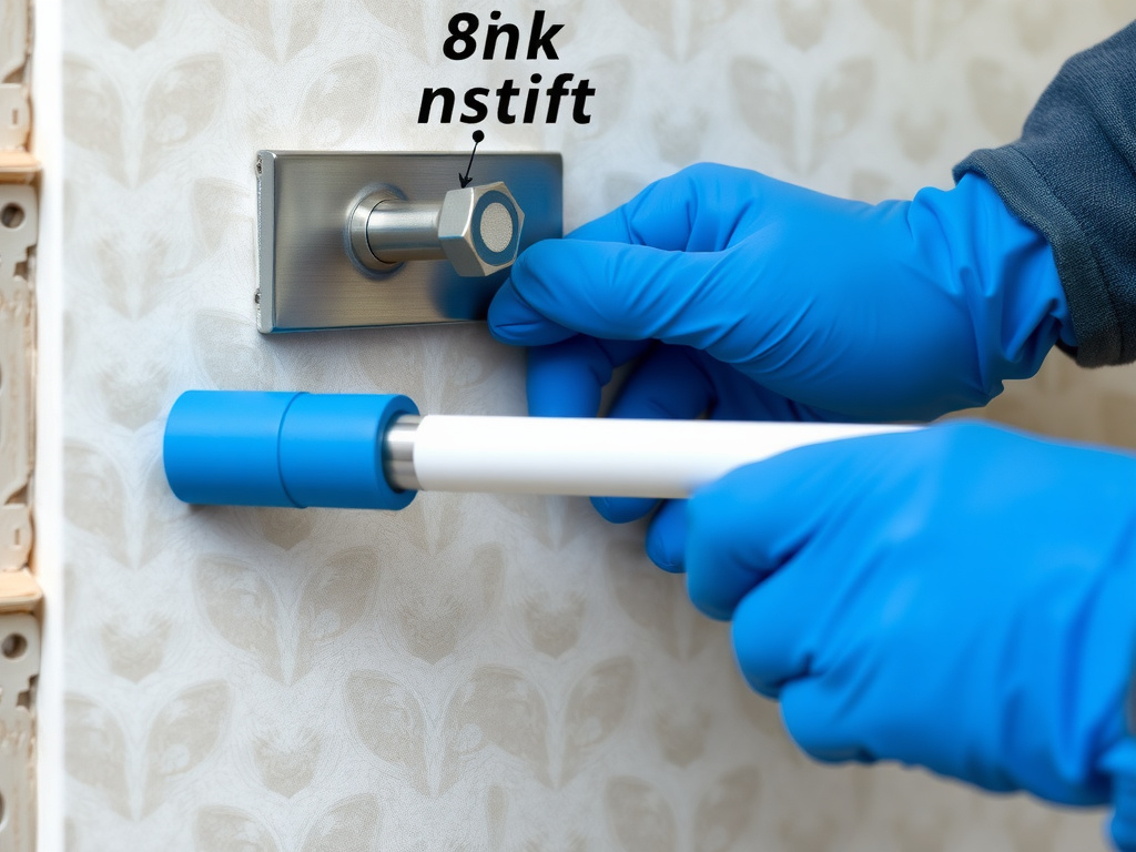 Completed stainless-safe, oil-free putty installation showing professional results