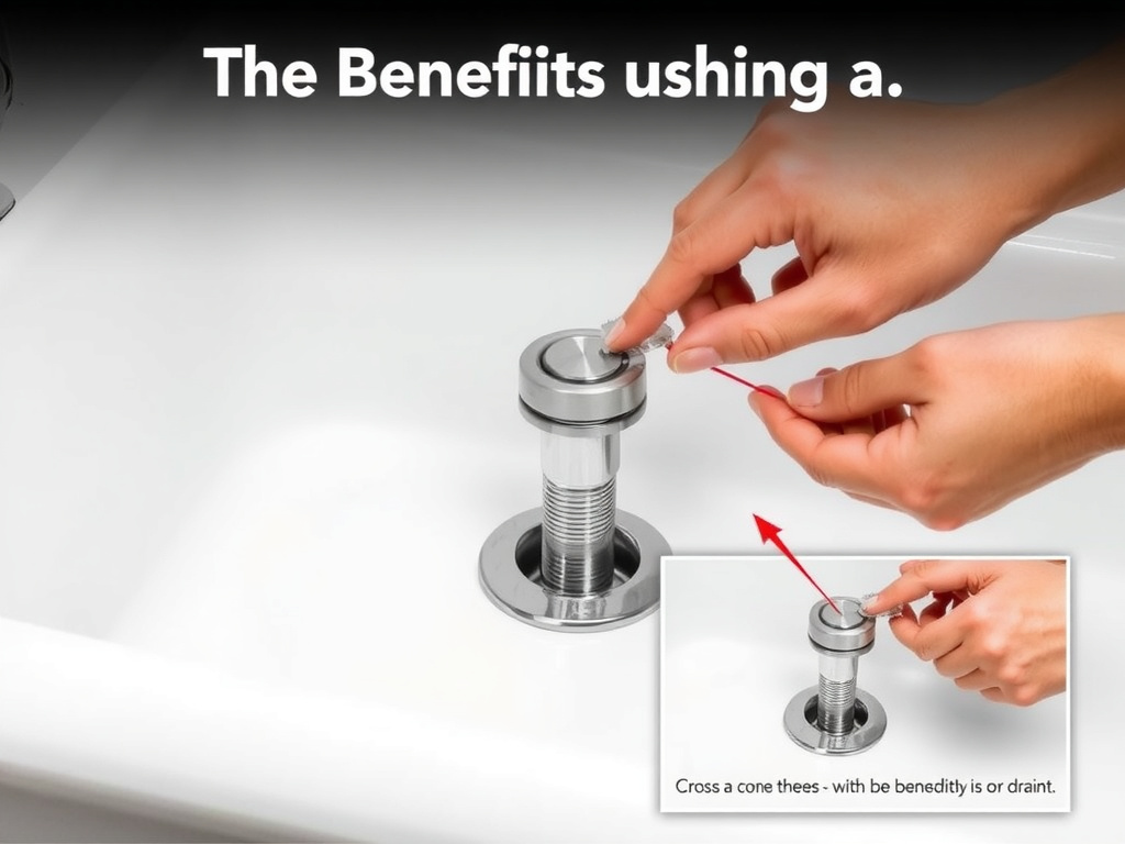 Completed Cross-threading the strainer installation showing professional results