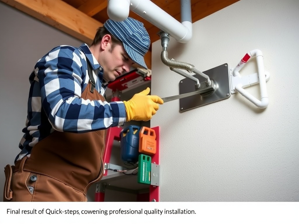 Completed Quick Steps: installation showing professional results