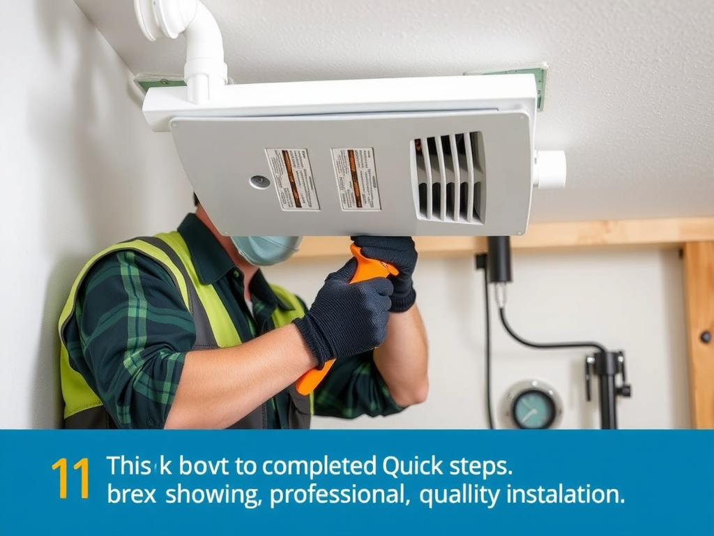 Completed Quick Steps: installation showing professional results