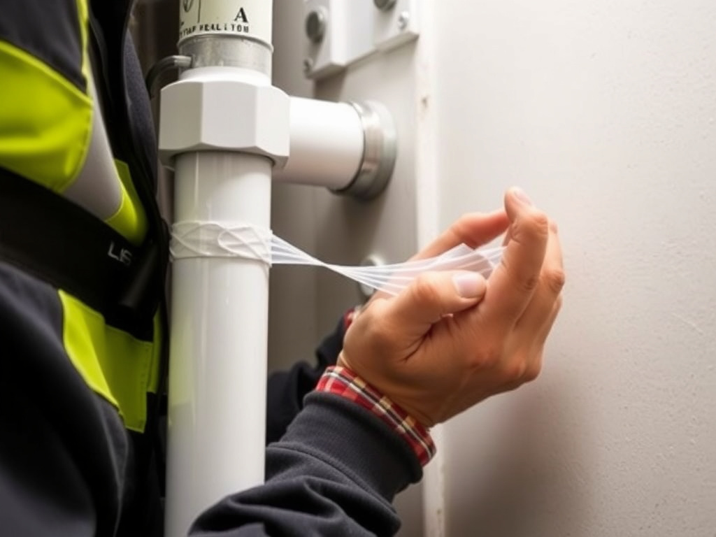 Completed LS-X or PTFE tape installation showing professional results