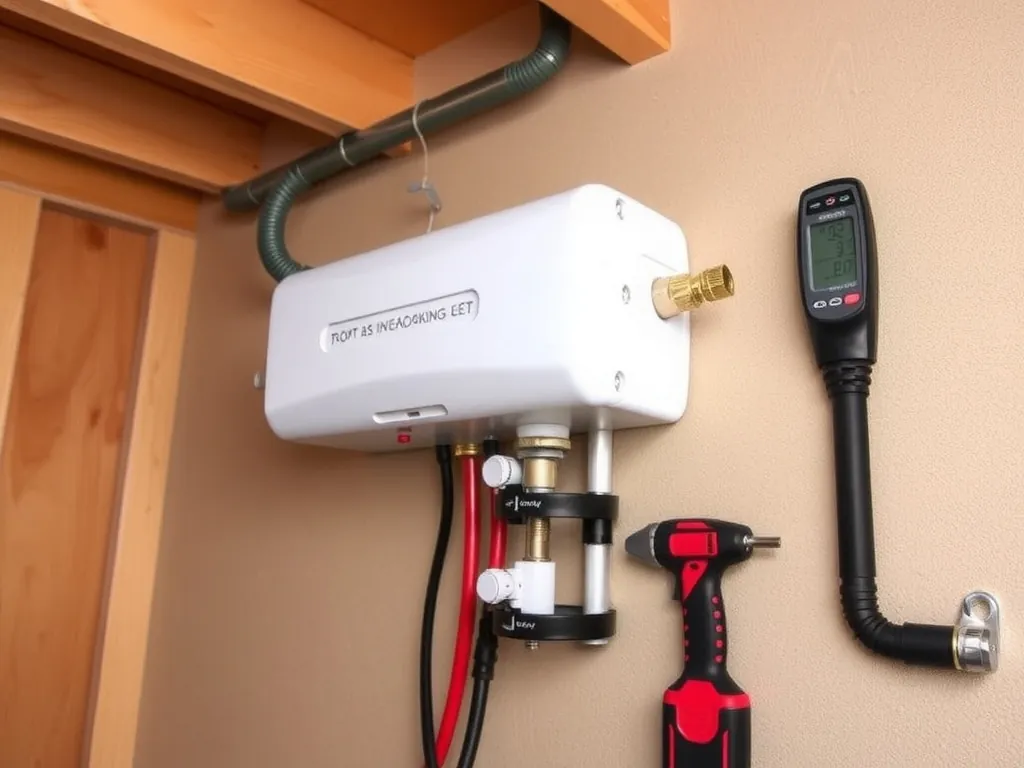 Professional Tankless RV Water Heater: Complete Selection, Inst setup with proper tools and equipment