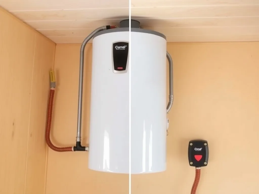 Completed Mobile Home Water Heater: Complete Selection, Installation, and Maintenance Guide installation showing professional results