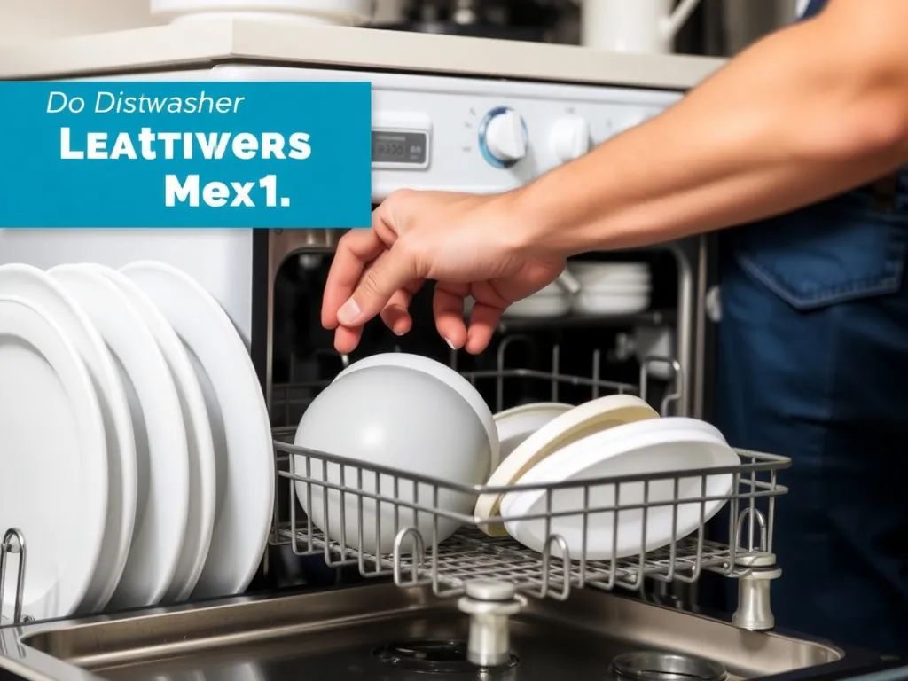 Completed Dishwashers heat the water internally using built- installation showing professional results