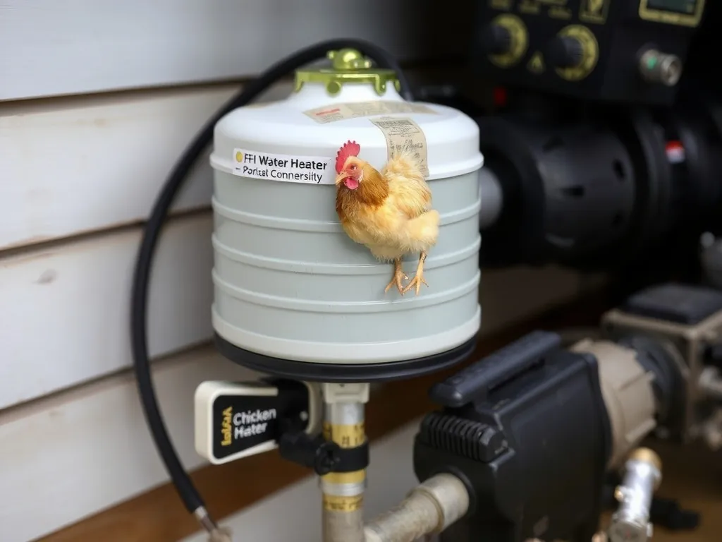 Completed Chicken Water Heater: Complete Winter Hydration Guide for Backyard Flocks installation showing professional results