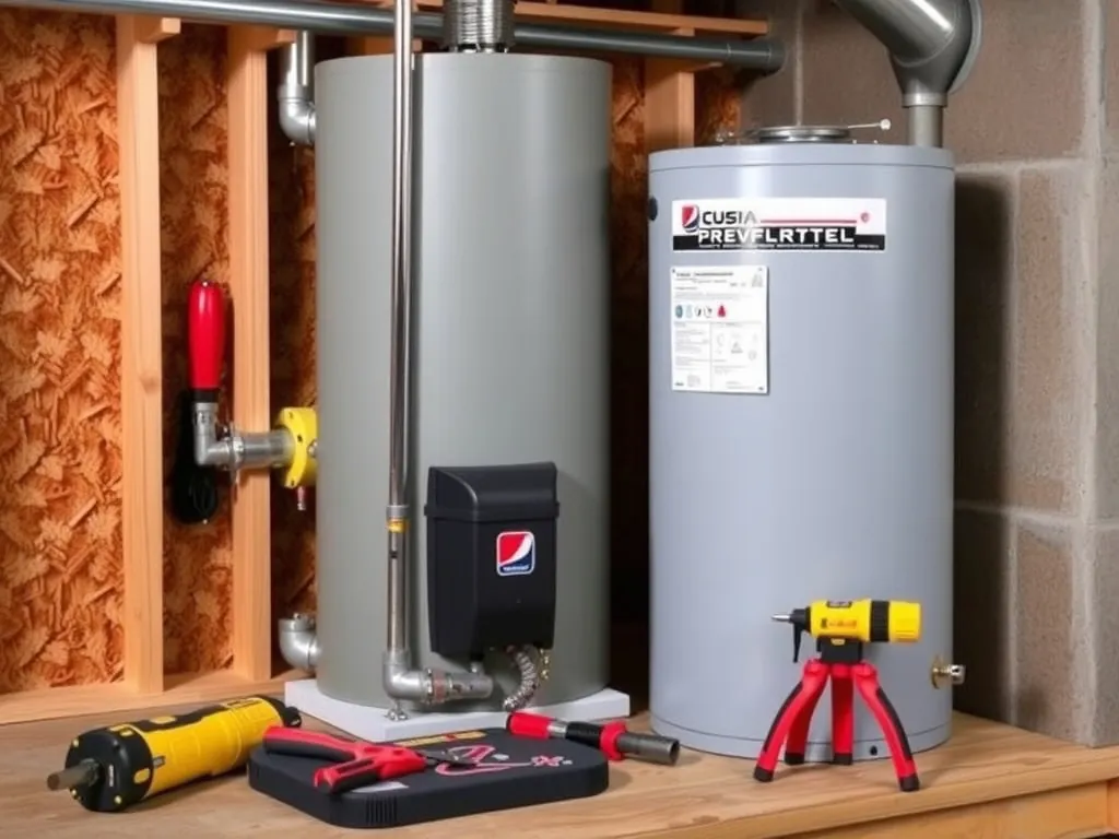 Professional A 40 gallon natural gas water heater delivers hot setup with proper tools and equipment