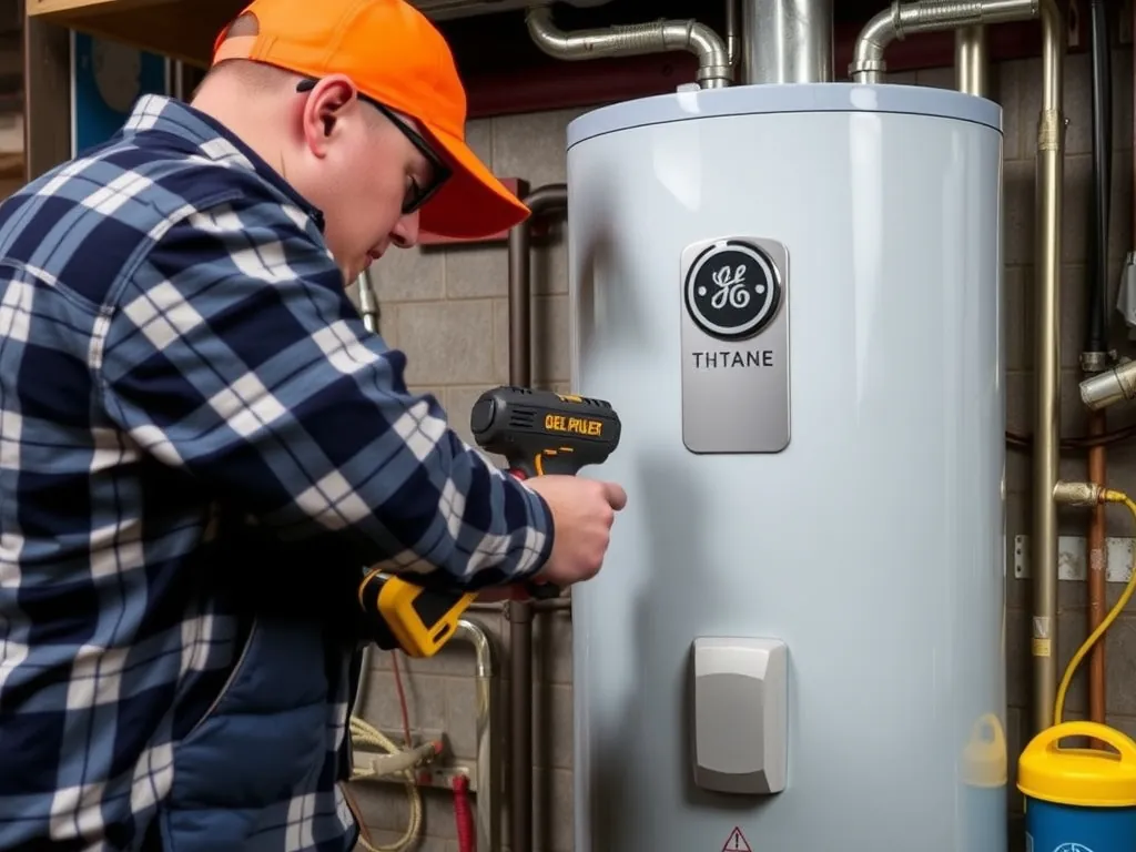 Completed GE Water Heater: Complete Guide to Models, Installation, Troubleshooting, and Costs installation showing professional results