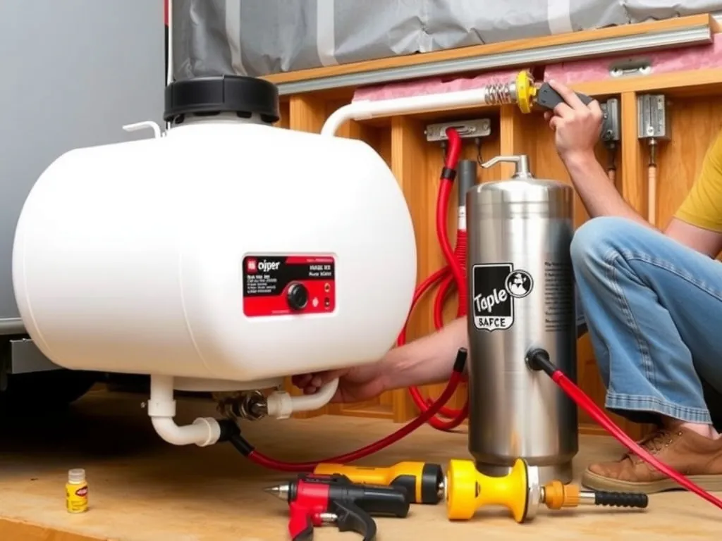 Professional Camper Propane Water Heater: Complete Guide to Selection, Installation, Maintenance, and Troubleshooting setup with proper tools and equipment