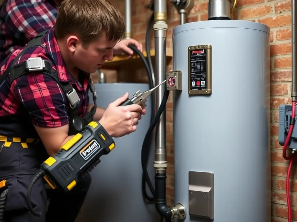 Completed Bradford White 50 Gallon Gas Water Heater: Complete Cost, Performance, and Installation Guide installation showing professional results