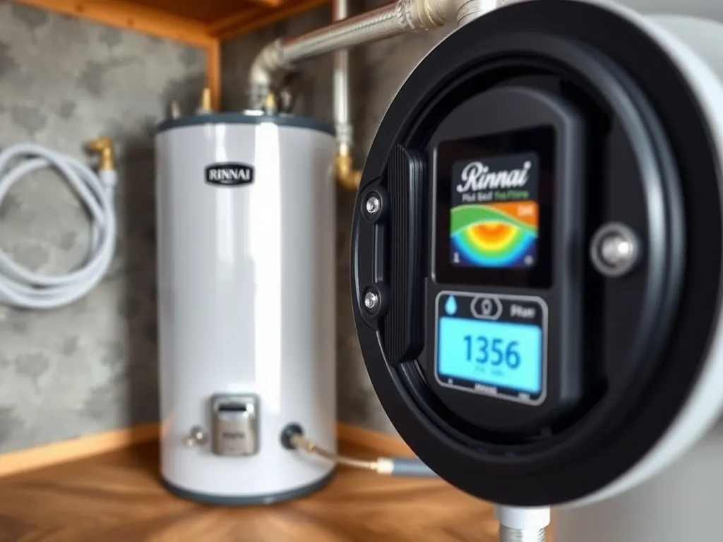 Completed Rinnai RL75iN installation showing professional results