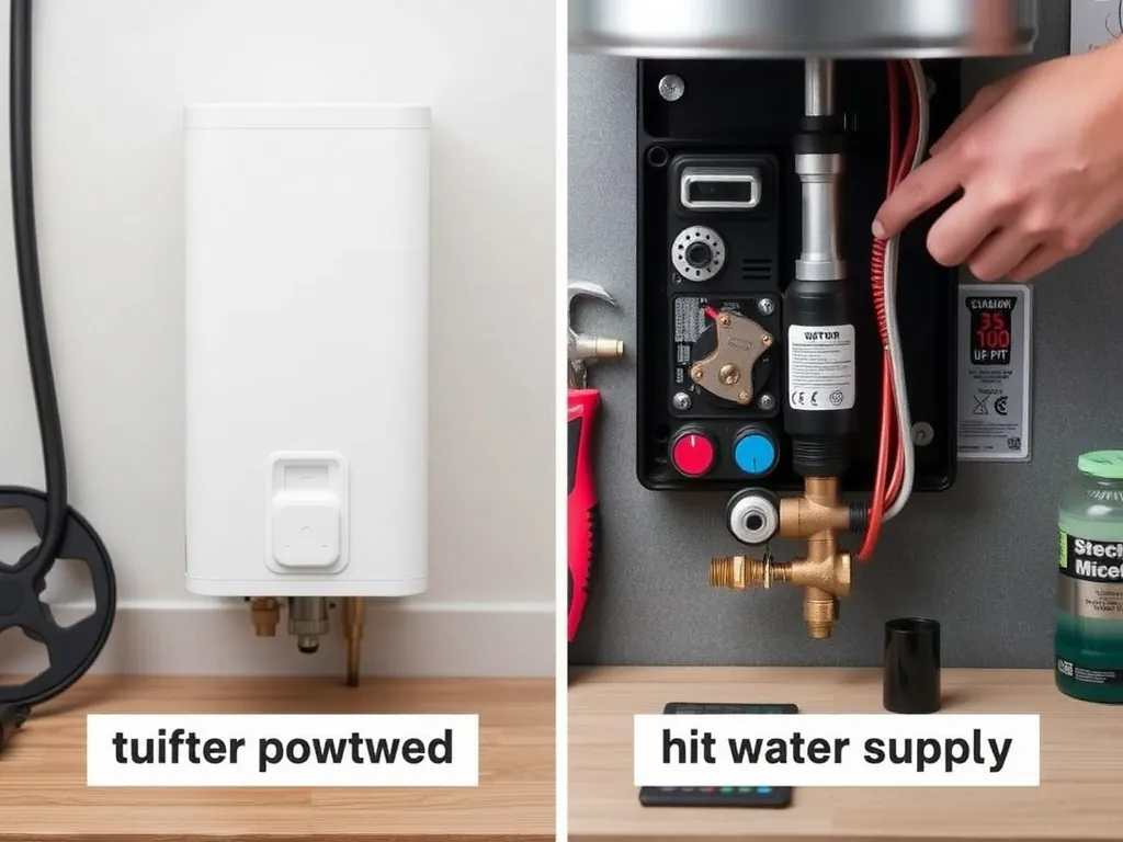 Professional Turn off power and water supply. setup with proper tools and equipment