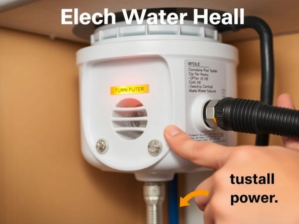 Completed Turn off power and water supply. installation showing professional results