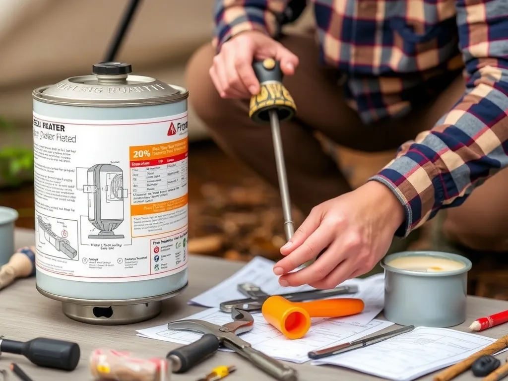 Professional Camping Water Heater: Complete Guide to Portable Heating Solutions for Outdoor Use setup with proper tools and equipment