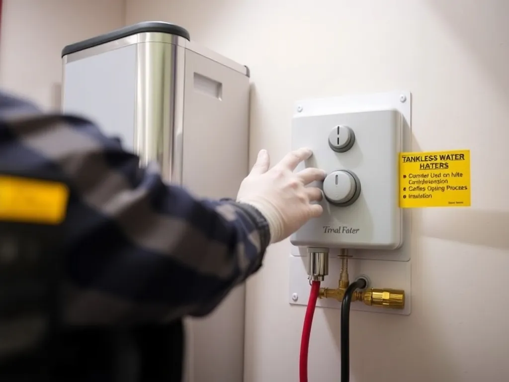 Completed Step 1: Shut Off Power and Gas installation showing professional results