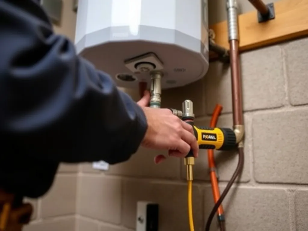 Completed Tank vs Tankless Water Heater: Complete Decision G installation showing professional results