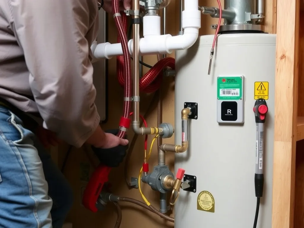 Professional Shut off utilities setup with proper tools and equipment