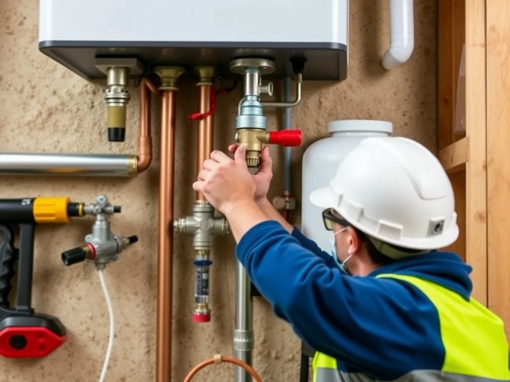 Professional Propane tankless water heater: Delivers continuous setup with proper tools and equipment