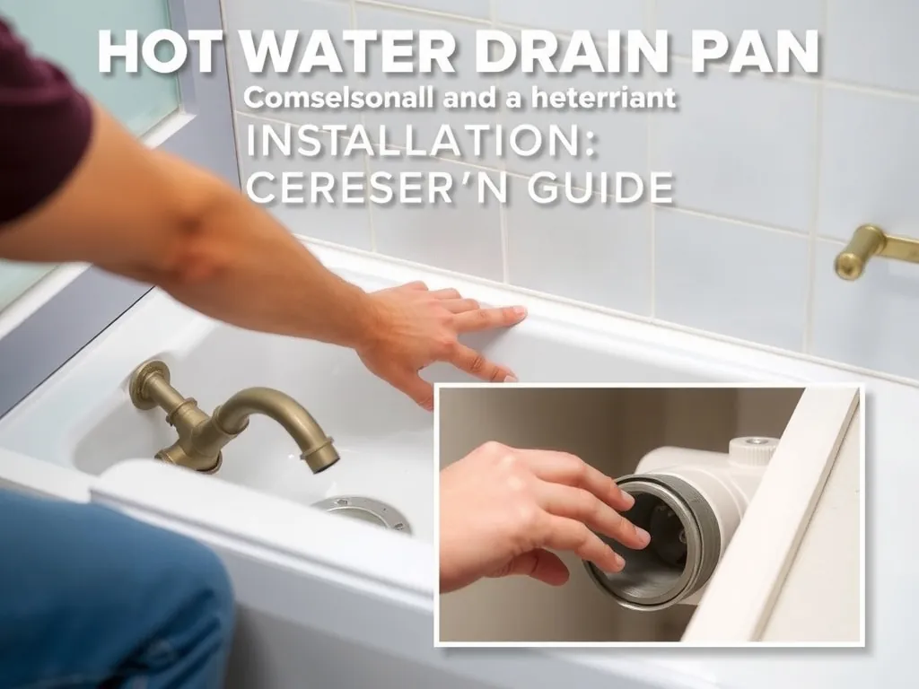 Completed Hot Water Heater Drain Pan: Complete Installation and Selection Guide installation showing professional results