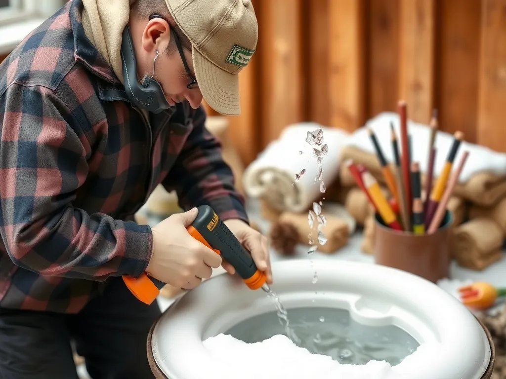 Completed Choose a location installation showing professional results