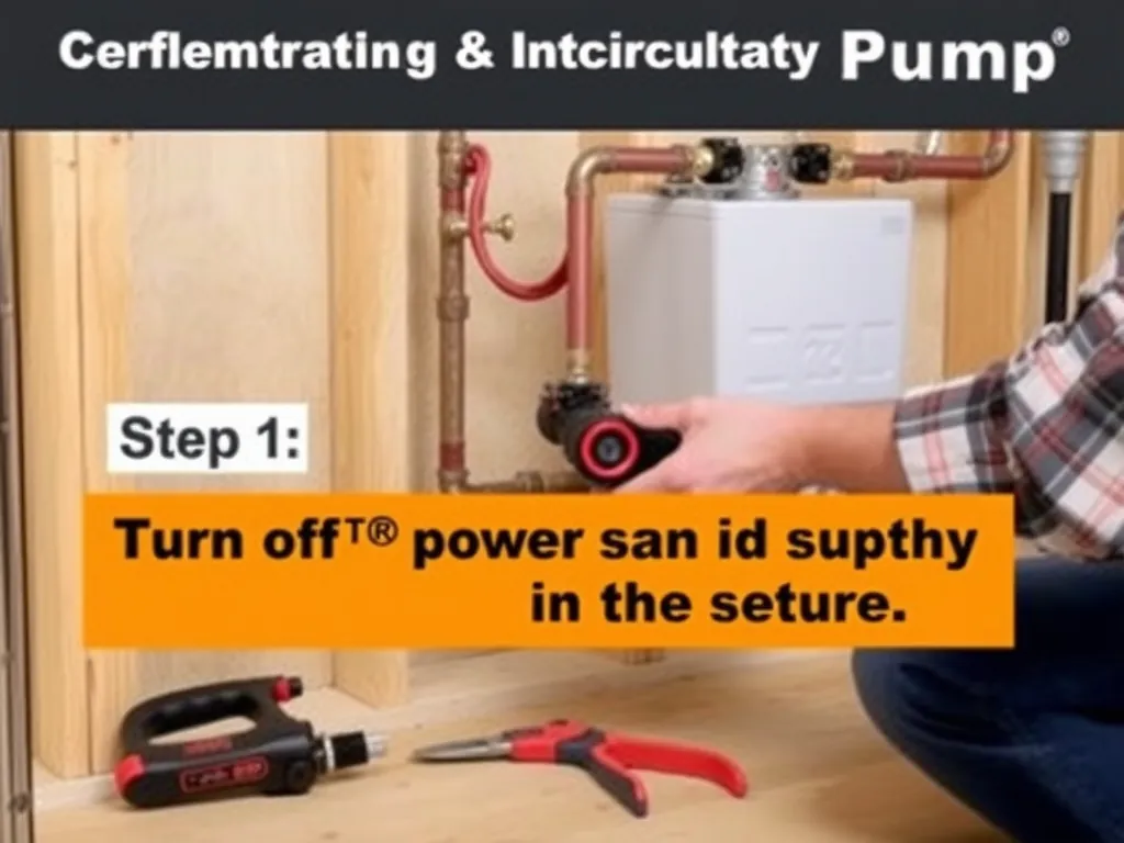 Professional Step 1: Turn Off Power and Water Supply setup with proper tools and equipment